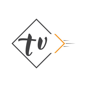 initial monogram logo with square style design.