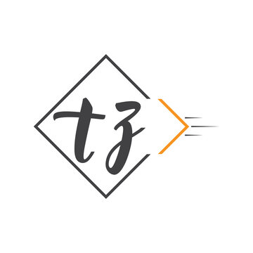 initial monogram logo with square style design.
