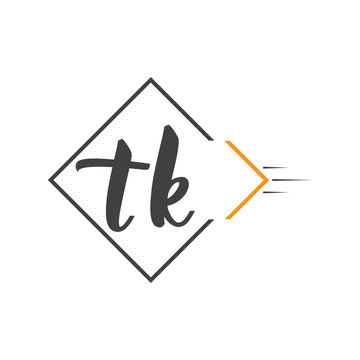 initial monogram logo with square style design.