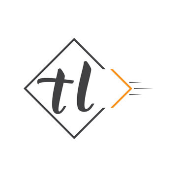 initial monogram logo with square style design.