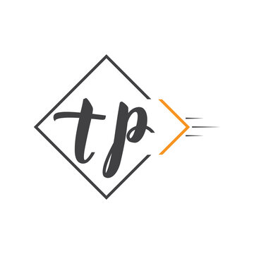 initial monogram logo with square style design.