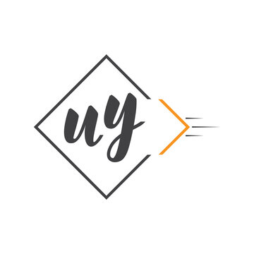 initial monogram logo with square style design.