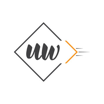 initial monogram logo with square style design.