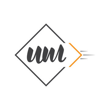 initial monogram logo with square style design.