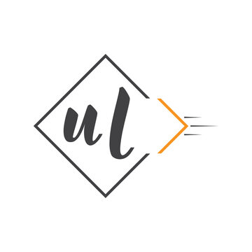 initial monogram logo with square style design.