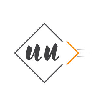 initial monogram logo with square style design.