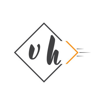initial monogram logo with square style design.