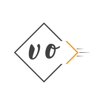 initial monogram logo with square style design.