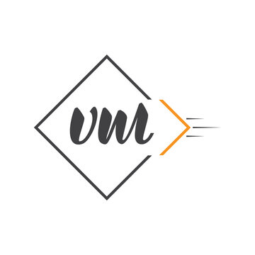 initial monogram logo with square style design.