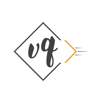 initial monogram logo with square style design.
