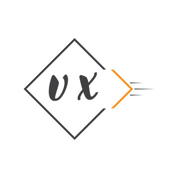 initial monogram logo with square style design.