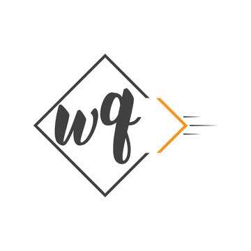 initial monogram logo with square style design.