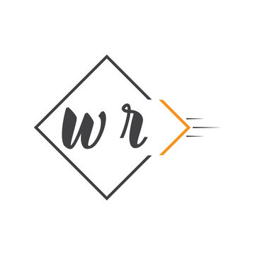 initial monogram logo with square style design.