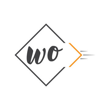 initial monogram logo with square style design.