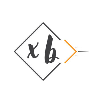 initial monogram logo with square style design.