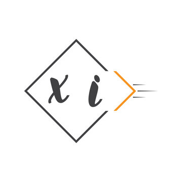 initial monogram logo with square style design.