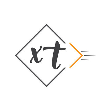 initial monogram logo with square style design.