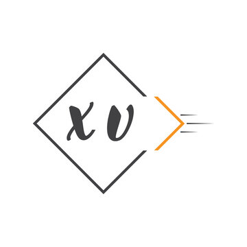 initial monogram logo with square style design.