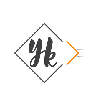 initial monogram logo with square style design.