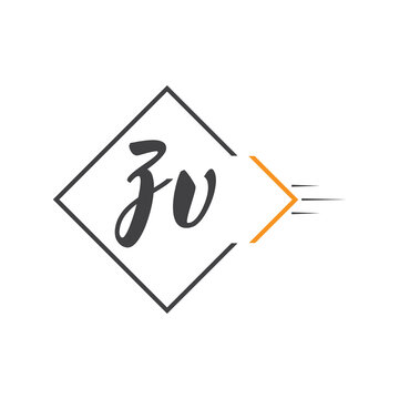 initial monogram logo with square style design.