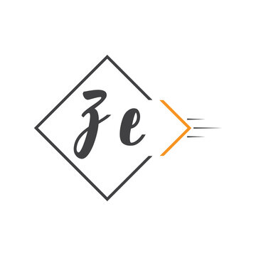 initial monogram logo with square style design.