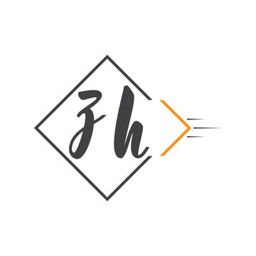 initial monogram logo with square style design.