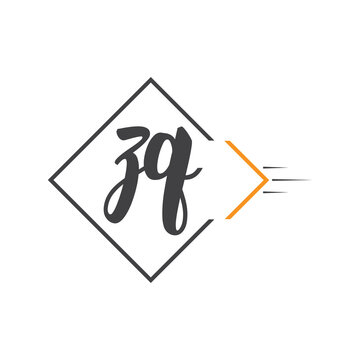 initial monogram logo with square style design.