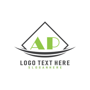initial monogram logo with square style design.