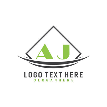 initial monogram logo with square style design.