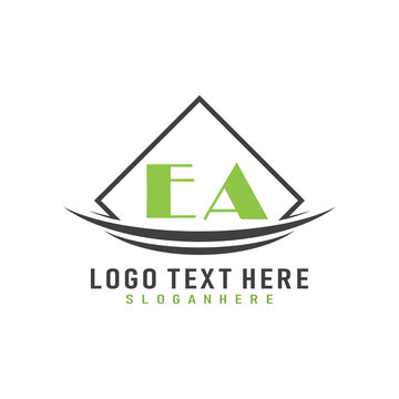 initial monogram logo with square style design.