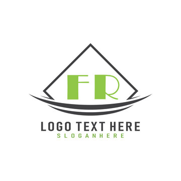 initial monogram logo with square style design.