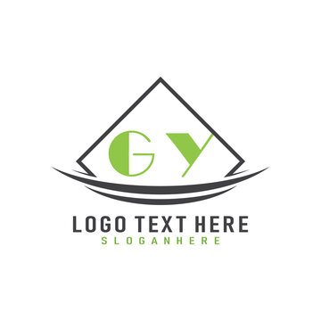initial monogram logo with square style design.