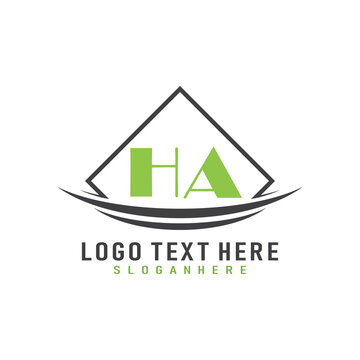 initial monogram logo with square style design.