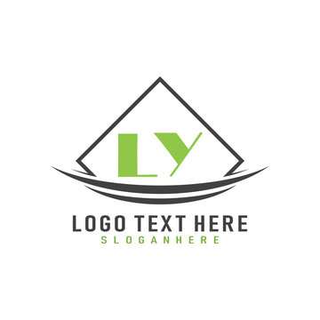 initial monogram logo with square style design.