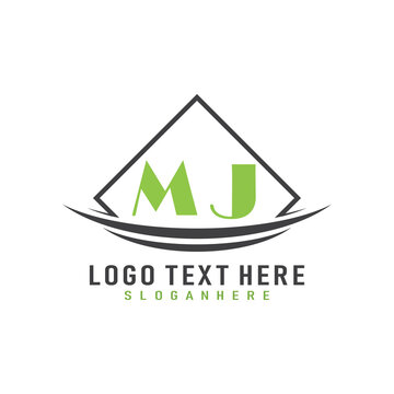 initial monogram logo with square style design.
