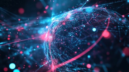 Poster - Interconnected Networks: A Visualization of Global Connectivity and Data Transfer