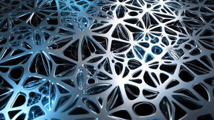 A fractal-inspired geometric pattern with electric blue highlights, --ar 16:9 --v 6.1 Job ID: 757bd58d-85a6-4e7d-aaa6-cd78dd0dd97f