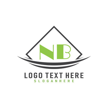 initial monogram logo with square style design.