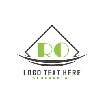 initial monogram logo with square style design.