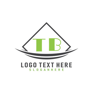 initial monogram logo with square style design.