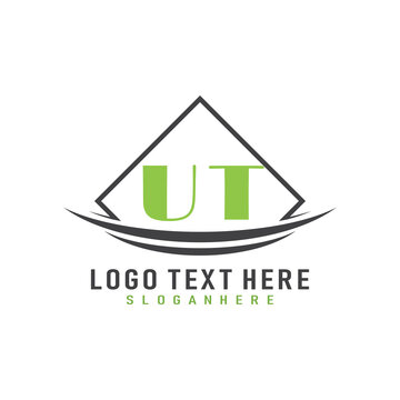 initial monogram logo with square style design.