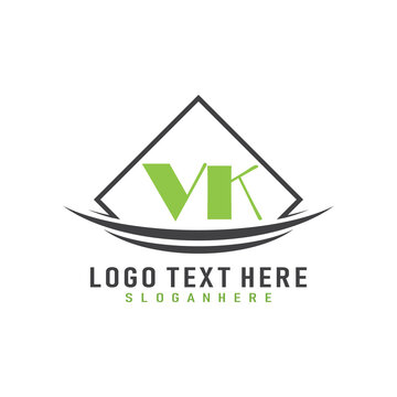initial monogram logo with square style design.
