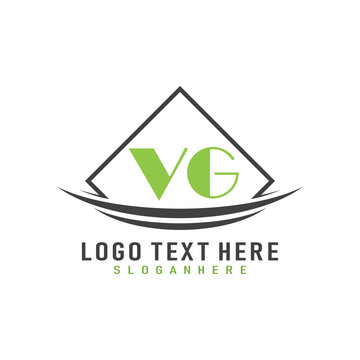 initial monogram logo with square style design.
