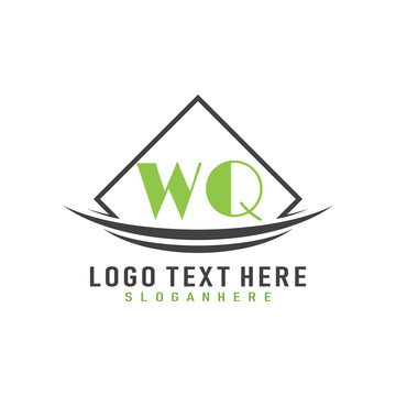 initial monogram logo with square style design.