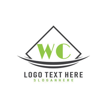 initial monogram logo with square style design.