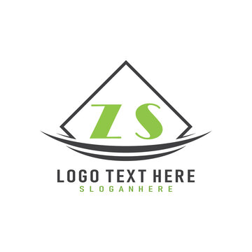 initial monogram logo with square style design.
