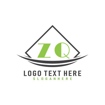 initial monogram logo with square style design.