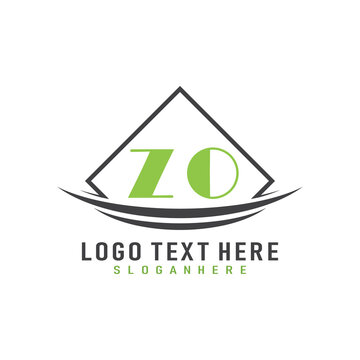 initial monogram logo with square style design.