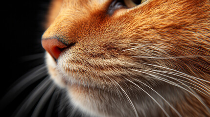 Wall Mural - Close-up of calico or tortoiseshell cat fur texture, showcasing the intricate patterns and vibrant colors of pet hair, symbolizing comfort, warmth, and the beauty of natural animal coats.

