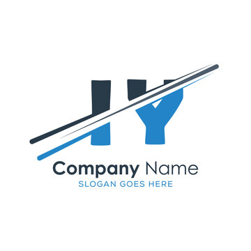 initial monogram logo with letter style design